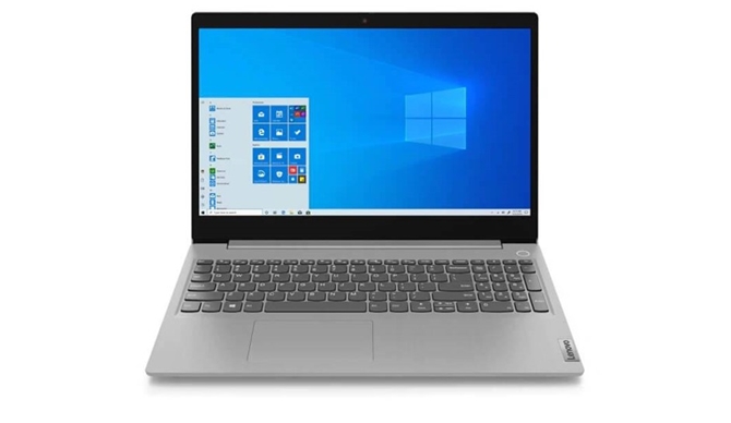 Lenovo IdeaPad 3 15IIL05 15.6-inch Notebook, Platinum Grey $577